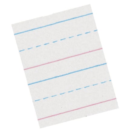 Zaner-Bloser Sulphite Handwriting Paper, Grade 1, 10.5 x 8, PK1000 PZP2411